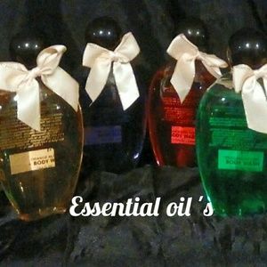Bodywash essential oils.